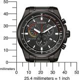 Citizen Mens Chronograph Eco-Drive Watch with Stainless Steel Strap AT1195-83E