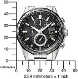 Citizen Mens Chronograph Eco-Drive Watch with Titanium Strap AT8218-81E