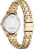 Citizen Women's Analogue Eco-Drive Watch with a Stainless Steel Band Elegance