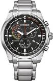 Citizen Men Chronograph Eco-Drive Watch with Stainless Steel Strap AT1190-87E