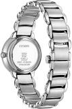 Citizen Women's Analogue Eco-Drive Watch with a Stainless Steel Band