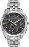 Bulova Men's Curv Collection Stainless Steel Watch