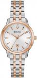 Bulova Women's Quartz Watch Stainless Steel with Stainless Steel Band - 98M137