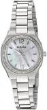 Bulova Diamond Women's Quartz Watch with Mother of Pearl Dial Analogue Display a...
