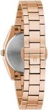 Bulova Women's Gray Dial Gold Band Metal Automatic or self-Winding Watch - 97P156