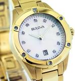 Bulova Womens Analogue Quartz Watch with Stainless Steel Strap 97W100