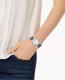 Bulova Women's Analog Quartz Watch with Leather Strap 98R268