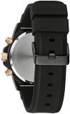 Bulova Men's Marine Star 'Series A' Chronograph Quartz Watch, Luminous Markers, Rotating Dial, 100M Water Resistant, 44mm