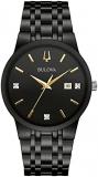 Bulova Men's Modern Gold Tone Stainless Steel 3-Hand Calendar Date Quartz Watch,...