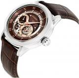 Bulova Men's Brown Leather Self-Winding Mechanical Watch