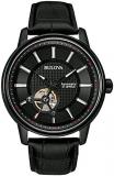Bulova Men's Classic Automatic Watch with Leather Strap