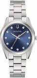 Bulova Women's Analogue Quartz Watch with Stainless Steel Strap 96P229