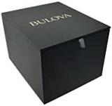 Bulova Men Analog Quartz Watch with Leather Strap 97A173