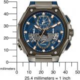 Bulova Men's Quartz Watch Stainless Steel with Rubber Strap - Precisionist - 98B357