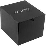 Bulova Mens Analogue Quartz Watch with Stainless Steel Strap 98A195,Black
