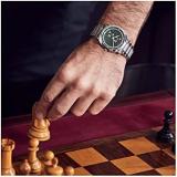 Bulova Men Analog Quartz Watch with Stainless Steel Strap 96A286