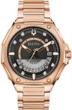 Bulova Men's Analogue Quarz Watch with Stainless Steel Strap 97D129