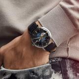 Bulova Men's Digital Automatic Watch with Leather Strap 96B374