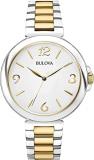 Bulova Classic Dress Women's Quartz Watch with Silver Dial Analogue Display and ...