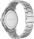BOSS Men's Legacy Quartz Stainless Steel and Bracelet Casual Watch, Color: Silver (Model: 1513707), Silver