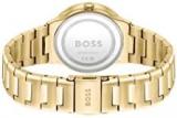 BOSS Analogue Quartz Watch for Women with Gold Coloured Stainless Steel Bracelet - 1502649