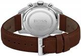 BOSS Men Analog Quartz Watch with Leather Strap 1513787