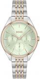 BOSS Analogue Multifunction Quartz Watch for Women with Two-Tone Stainless Steel...
