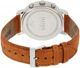 BOSS Mens Chronograph Quartz Watch with Leather Strap 1513689