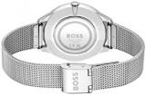 BOSS Analogue Quartz Watch for Women with Silver Stainless Steel Mesh Bracelet - 1502636
