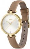 BOSS Analogue Quartz Watch for Women with Camel Brown Leather Strap - 1502652