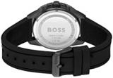 BOSS Analogue Quartz Watch for Men with Black Silicone Bracelet - 1513915