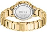 BOSS Analogue Multifunction Quartz Watch for Women with Gold Coloured Stainless Steel Bracelet - 1502679