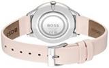 BOSS Analogue Quartz Watch for Women with Blush Leather Strap - 1502643