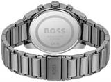 BOSS Chronograph Quartz Watch for Men with Grey Stainless Steel Bracelet - 1514005