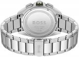 BOSS Chronograph Quartz Watch for Men with Silver Stainless Steel Bracelet - 1513951