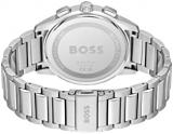 BOSS Chronograph Quartz Watch for Men with Silver Stainless Steel Bracelet - 1513927