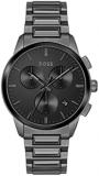 BOSS Chronograph Quartz Watch for Men with Grey Stainless Steel Bracelet - 1513929