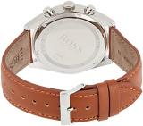 BOSS Chronograph Quartz Watch for Men with Light Brown Leather Strap - 1513879