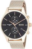 BOSS Men's Chronograph Quartz Watch Associate with Stainless Steel Strap