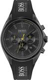 BOSS Chronograph Quartz Watch for Men with Black Silicone Bracelet - 1513859