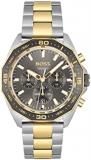 BOSS Chronograph Quartz Watch for Men with Two-Tone Stainless Steel Bracelet - 1...