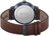 BOSS Men Analog Quartz Watch with Leather Strap 1513791