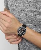 BOSS Chronograph Quartz Watch for Men with Black Silicone Bracelet - 1513969