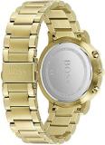 BOSS Chronograph Quartz Watch for Men with Gold Coloured Stainless Steel Bracelet - 1513781