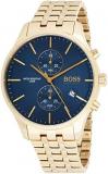 BOSS Chronograph Quartz Watch for Men with Gold Coloured Stainless Steel Bracelet - 1513841