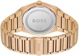 BOSS Analogue Quartz Watch for Men with Carnation Gold Coloured Stainless Steel Bracelet - 1513995