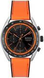 BOSS Chronograph Quartz Watch for Men Center Court Collection with Leather Strap or Stainless Steel Bracelets
