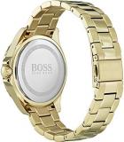 BOSS Analogue Multifunction Quartz Watch for Women with Gold colored Stainless Steel Bracelet, 1502445