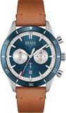 BOSS Analogue Multifunction Quartz Watch for Men with Light Brown Leather Strap - 1513860