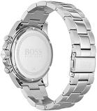Hugo by Hugo Boss Black Men's Quartz Watch with Stainless Steel Strap, Silver, 22 (Model: 1513755), silver, Quartz Watch